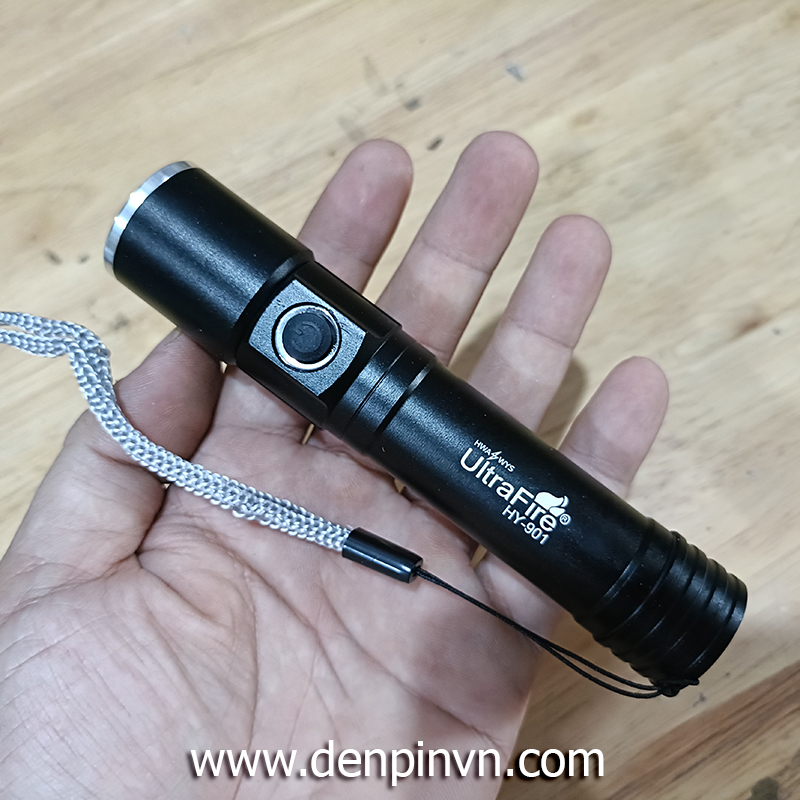 Đèn pin siêu sáng Ultrafire HY-901 đuôi đèn nam châm Đèn pin siêu sáng Ultrafire HY-901 đuôi đèn nam châm