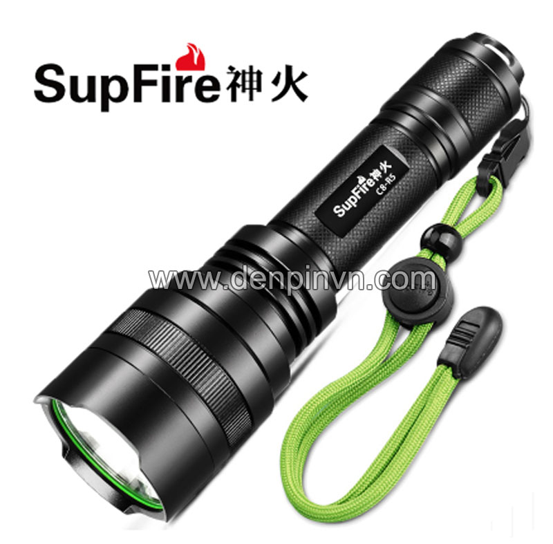 Đèn pin Supfire C8-R5 độ sáng cao 450Lumens Đèn pin Supfire C8-R5 độ sáng cao 450Lumens