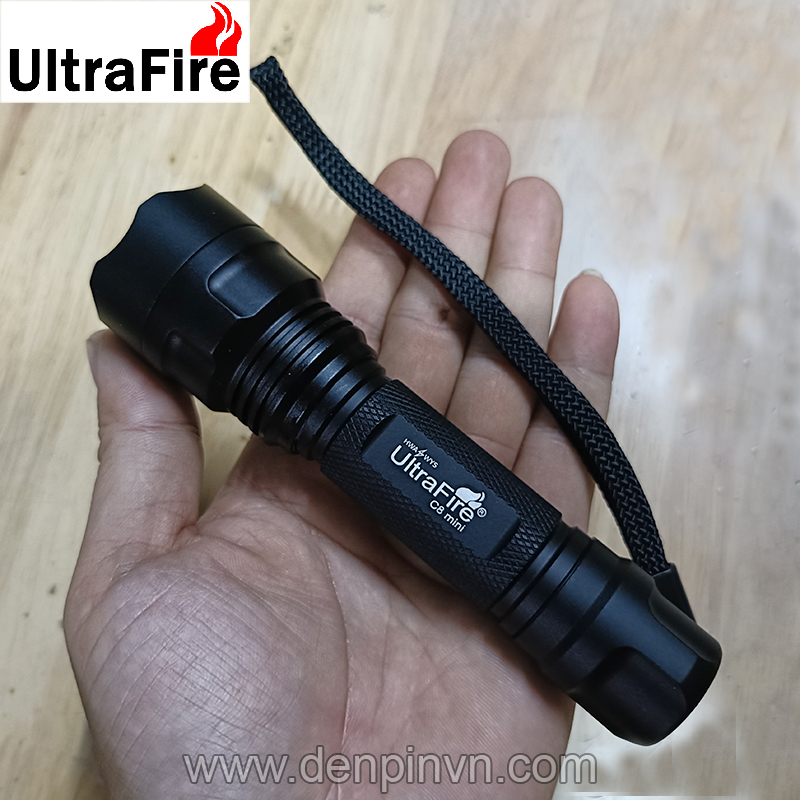 Đèn pin Ultrafire C8 mini Cree XP-L HI V3 Đèn pin Ultrafire C8 mini Cree XP-L HI V3