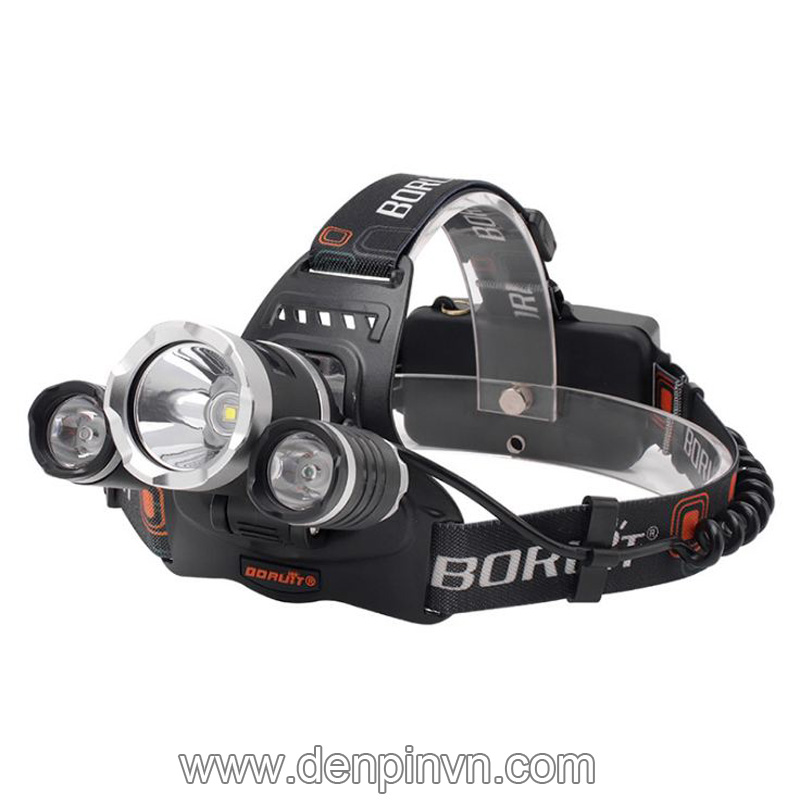 Đèn pin đội đầu 3 led Boruit RJ-5000 Đèn pin đội đầu 3 led Boruit RJ-5000