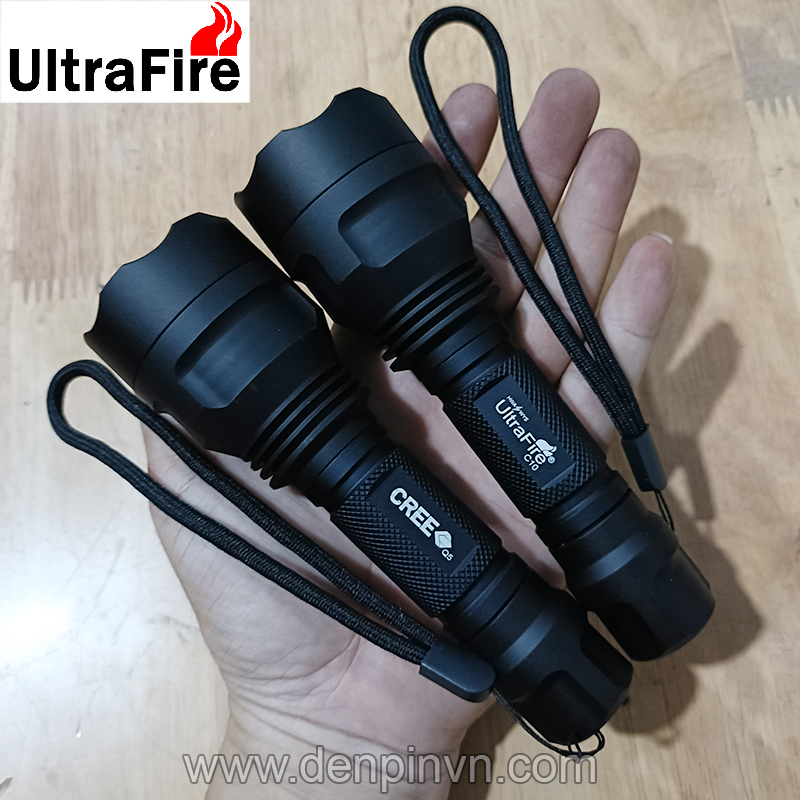 Đèn pin Ultrafire C10 led Cree Q5 siêu sáng Đèn pin Ultrafire C10 led Cree Q5 siêu sáng