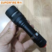 Đèn pin SUPERFIRE F5 siêu sáng 1100 Lumen