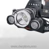 Đèn pin đội đầu 3 led Boruit RJ-3000 - anh 4